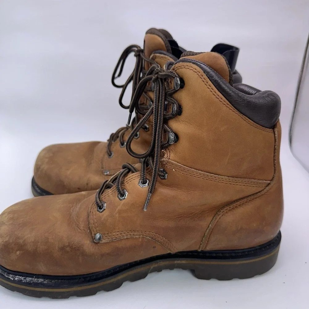 Georgia Boot  Steel Toe Lace Up Work Boots G8352 Men's Size 12M Thinsulate Ultra